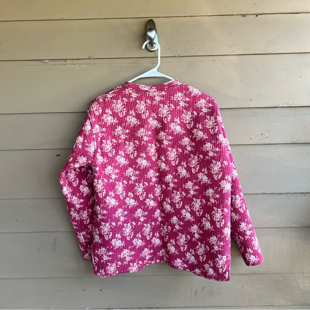 Reversible Cotton Quilted Patchwork Print Jacket … - image 12